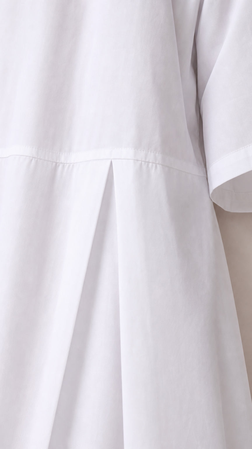 Women's Casual Pleated Midi Dress with Half Sleeves