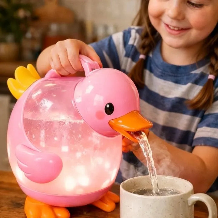 Whimsical Duck Glass Electric Kettle🫖🦆