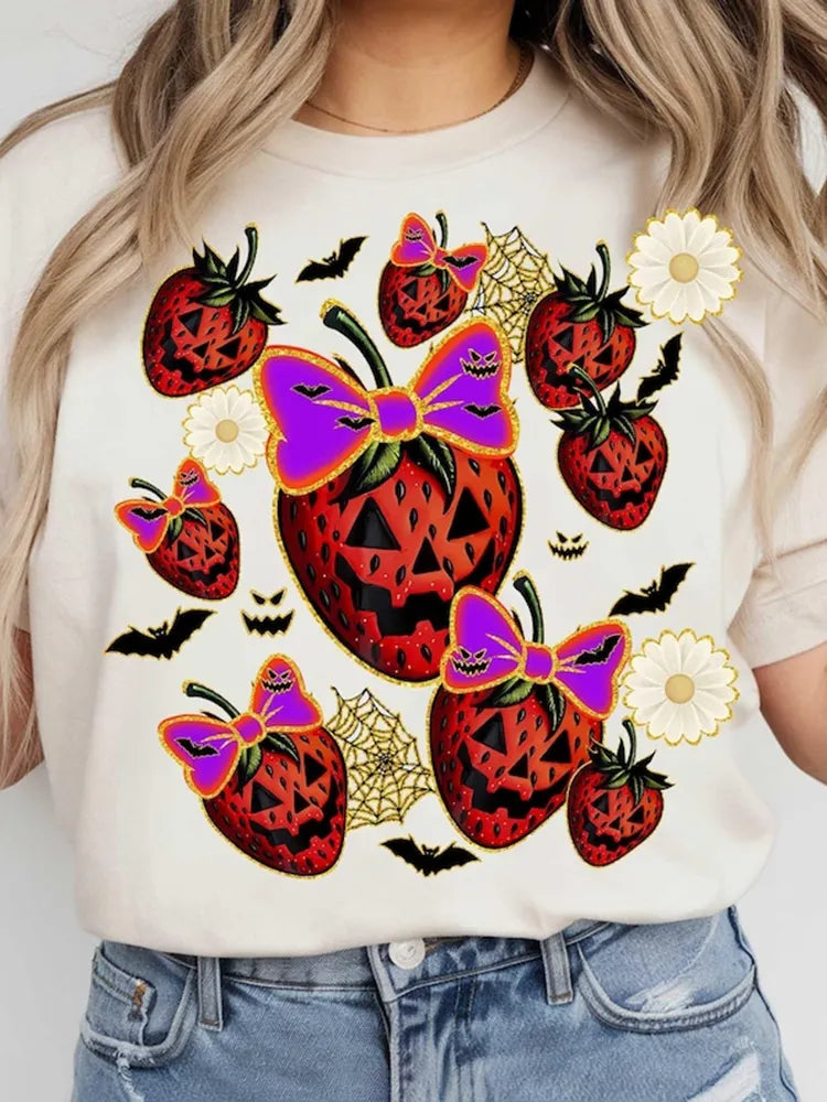 Spooky Strawberry Summerween T-shirt