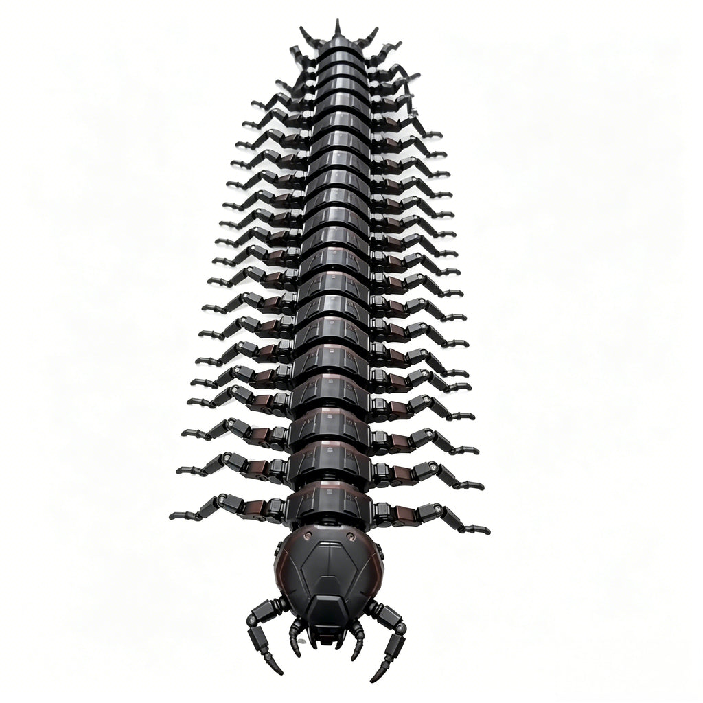 ⚙️ Transforming Mechanical Beast Desk Toy – Futuristic Metal Insect Sculpture 🐞✨