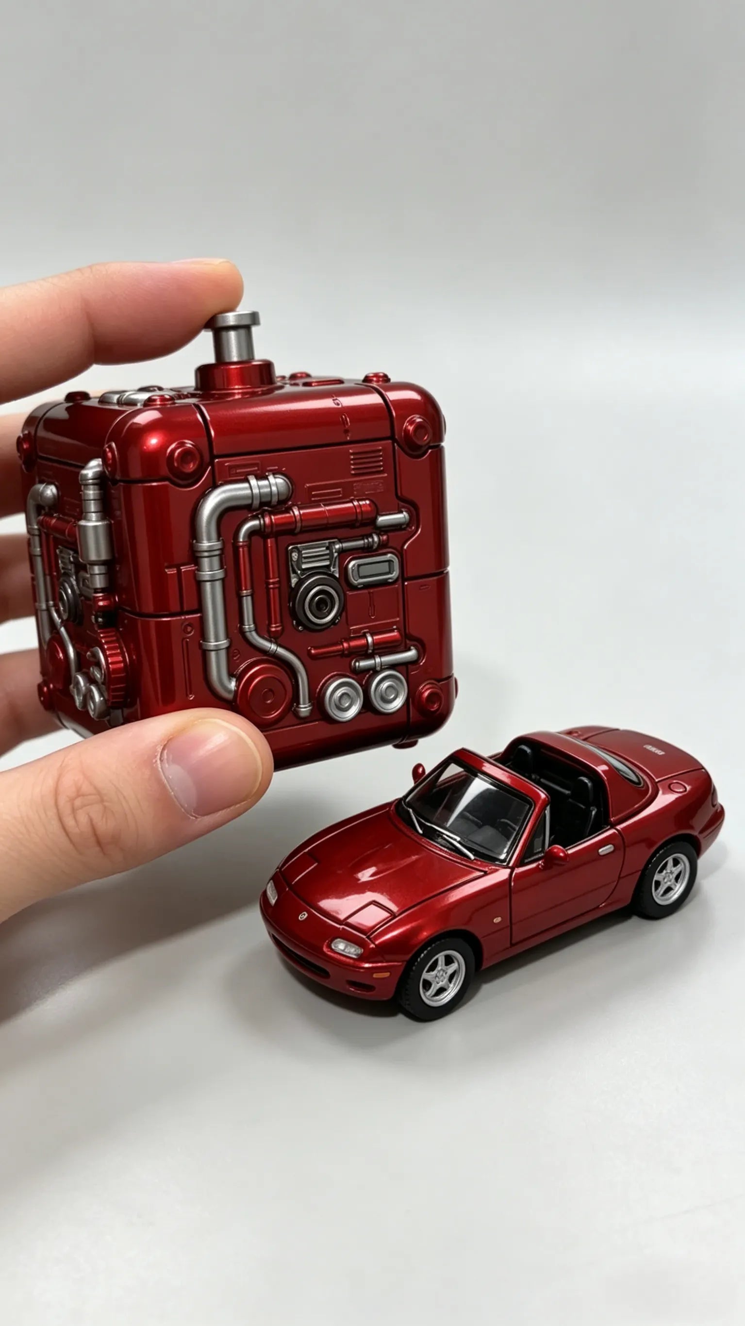🚗 Ultimate Speed Level Transform Toy – Cube to Car / Jet / Spacecraft/Tank