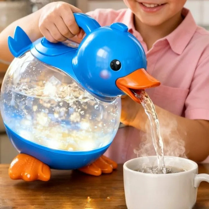 Whimsical Duck Glass Electric Kettle🫖🦆