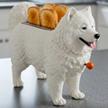 Creative 4-Slice Toaster | Cute Aesthetic Kitchen Appliance for Cozy Breakfast & Unique Home Decor -Samoyed Toaster