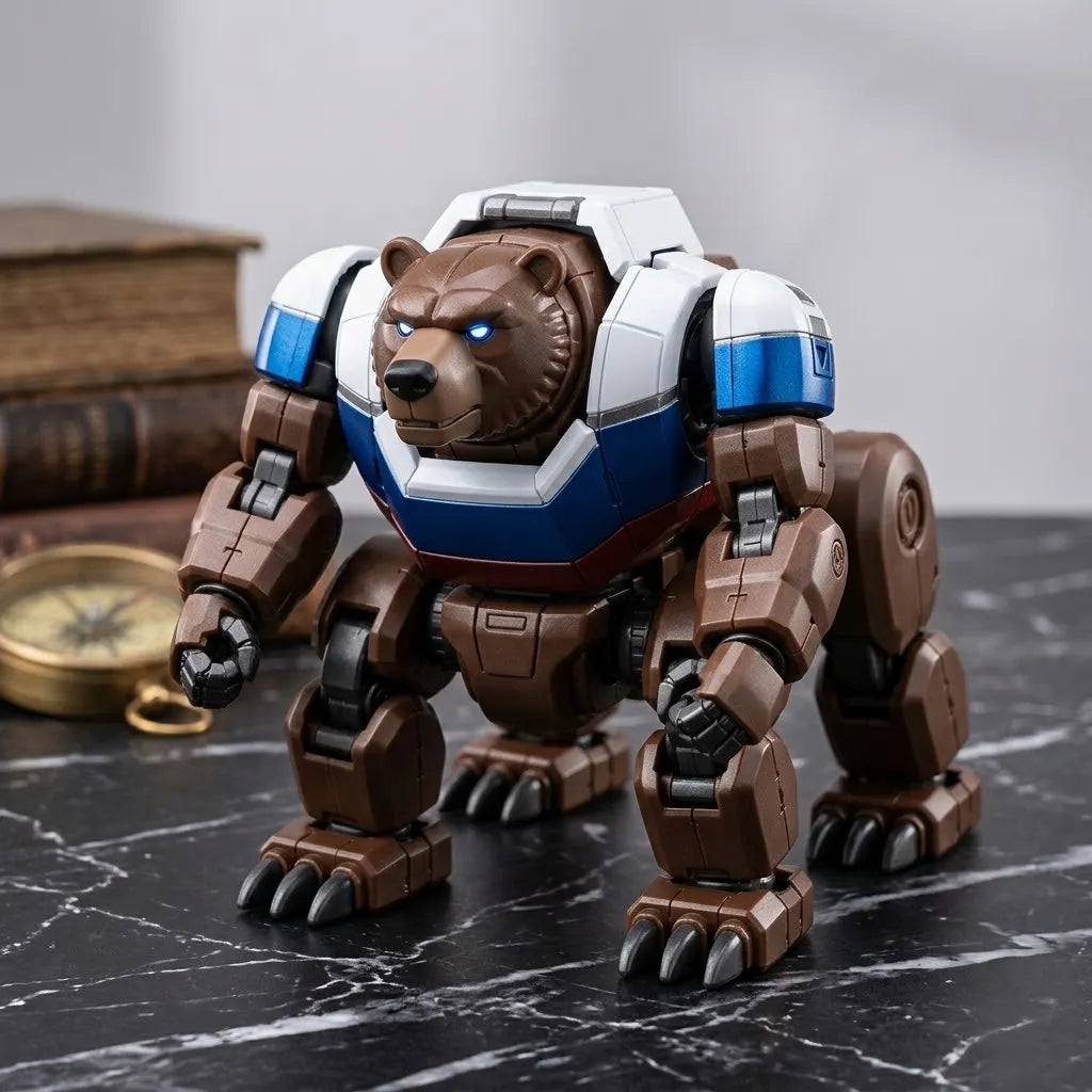 🚗 Ultimate Speed Level Transform Toy -Russian -Brown Bear