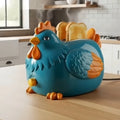 Creative 4-Slice Toaster | Cute Aesthetic Kitchen Appliance for Cozy Breakfast & Unique Home Decor -Blue Hen Toaster